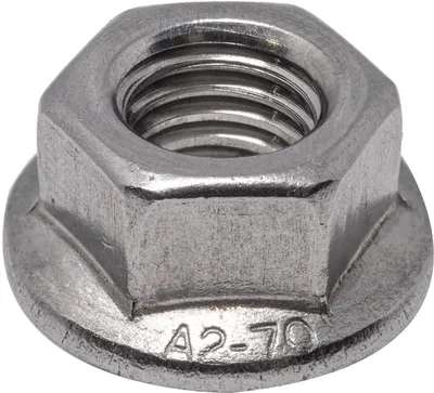 Гайка шестигранная с фланцем DIN 6923 М10 A2