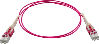 Патч-корд Lanmaster LAN-2LC-2LC/OM4H-3.0, LC-LC, OM4, 3 м, LSZH
