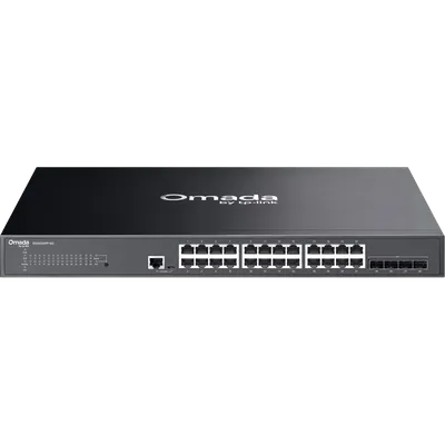 Коммутатор Управляемый TP-Link - SG3428XPP-M2, Layer 2 Plus, 24-PoE, 24-2.5GbE, 4-SFP+, ROM-32MB, RAM-256MB, SNMP, telnet, Web, CLI, в стойку, SG3428XPP-M2