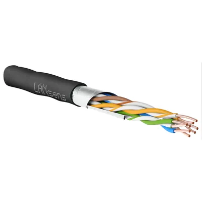 Кабель витая пара LANsens FTP, 4 пары Cat.5e, PE, outdoor, 305м