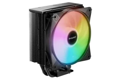 BK040 - Кулер для процессора,Bequiet!, Pure Rock 3 XL, BK040, Intel: 1700/1200/2066/1150/1151/1155, AMD: AM5/AM4, TDP 190W, Light Wings LX 120mm PWM, 2000 об/м, 61.8/105.1 CFM, 12.4 / 24.4 / 31.2 dB(A), 4pin PWM, 71x124x154мм, Черный