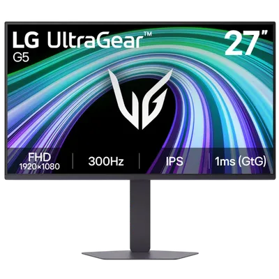 Монитор LG 27G550B-B, 27", IPS, 1920×1080, 300Гц, FreeSync Premium