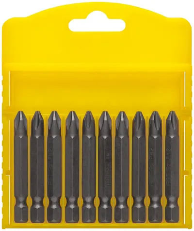 Биты FIT 56707, односторонние, сталь S2, PH2×50 мм, 10 шт