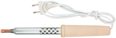 Паяльник Fit 60508, 220 В, деревянная ручка, 80 Вт