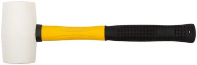 Киянка FIT 45502, резиновая, фиберглассовая ручка, 50 мм, 340 г