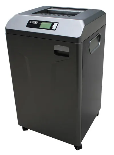 Шредер Office Kit S1150 1,9х15 (секр.P-5)/фрагменты/22лист./115лтр./Уничт:скрепки, скобы, пл.карты/CD