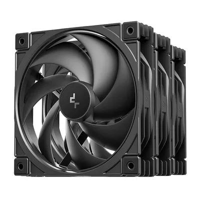 Вентилятор DEEPCOOL R-FD12V2-BKNPN3-G, 120мм, 3шт, PWM