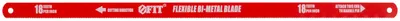 Полотно ножовочное Fit 40179, по металлу, 300 мм, Bi-Metal, 18 TPI