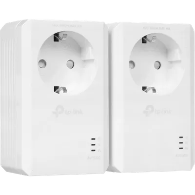 Powerline-адаптер TP-Link TL-PA7017P KIT, AV1000, 2×GbE, комплект 2 шт
