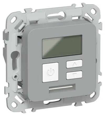 Термостат IEK FLITE FI-RT11-K03, электронный, с дисплеем, 16А, серый