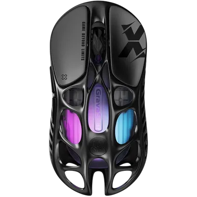 Мышь Gravastar 6972448923378, беспроводная, игровая, Mercury X, чёрный