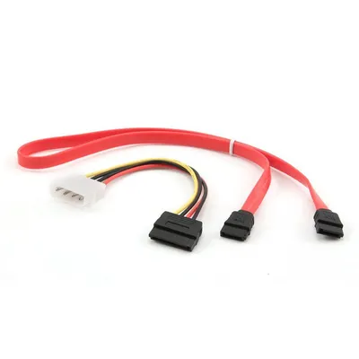 Комплект кабелей SATA Cablexpert CC-SATA-N, 7pin/7pin + питание