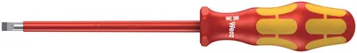 Отвертка WERA WE-006120, диэлектрическая шлицевая, SL 1x5.5x125 мм