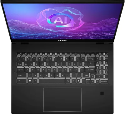 Ноутбук игровой MSI Summit Pro 16 AI A2HVETG-085RU, 16", трансформер, IPS, Intel Core Ultra 7 255H 2ГГц, 16-ядерный, 32ГБ 1ТБ SSD, NVIDIA GeForce RTX 4050 для ноутбуков - 6 ГБ, Windows 11 Pro, черный [9s7-159631-085]