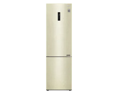 Холодильник LG Electronics/ Холодильник LG, отдельностоящий, ВхШхГ 2030х595х682 мм, объем 384 (277+107) л, внешний LED дисплей, Total No Frost, LED освещение, зона свежести, технология DoorCooling, Multi Air Flow, инверторный компрессор, энергоэффективность А+, цвет бежевый