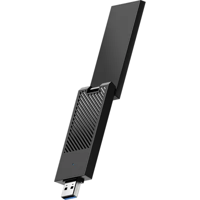 Адаптер беспроводной связи (Wi-Fi) CUDY AX5400 Tir-Band 6/6E USB 3 0 Adapter Tri-Band 6 / 6E USB 3.0 Adapter, 802.11ax/ac/a/b/g/n, 2402Mbps at 6GHz, 2402Mbps at 5Ghz, 574Mbps at 2.4GHz, USB 3.0