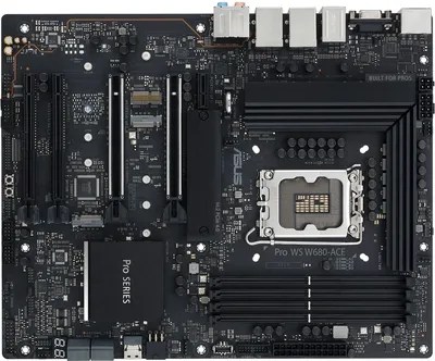 ASUS PRO WS W680-ACE (Socket 1700, ATX, 4xDDR5(192Gb), VGA/DP/HDMI, 2xPCIe 5.0x16/2xPCIe3.0x16/1xPCIe3.0x1, 2xLAN 2.5G, 3xSATA 6Gb/s, 3xM.2, 1xType-C, 1xUSB 3.1, 2xUSB 2.0, 4xUSB 3.0)