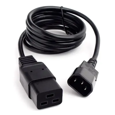 Кабель питания IEC320-C14/IEC320-C19, 220B, 16А, 1.8м