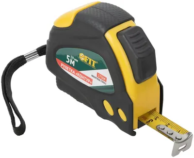 Рулетка FIT Контур 17364, автостоп, 5м×19мм