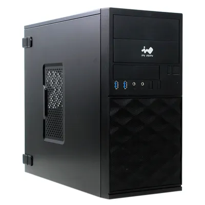 корпус Mini Tower InWin EFS052 Black 600W PM-600ATX U3*2 +A(HD)+ front fan holder+ Screwless mATX (существенное повреждение коробки)