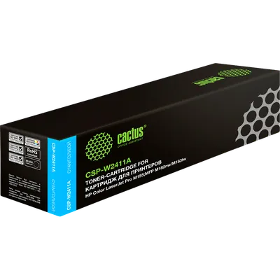 Картридж лазерный Cactus CSP-W2411A, голубой, 850 стр.