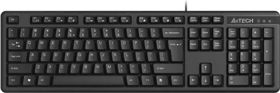 Клавиатура проводная A4TECH KKS-3 черный (USB, 104 клавиши) (KKS-3)
