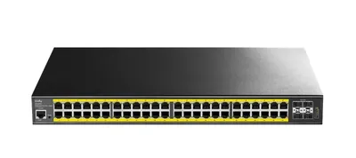 Коммутатор Cudy GS2048PS4-720W, L2, 48×1GbE, 4×10GbE SFP+, 44×PoE, 720W