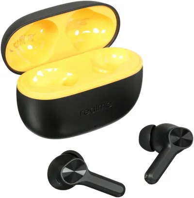 Гарнитура внутриканальные Realme TechLife Buds T200 Lite черный беспроводные bluetooth в ушной раковине (6942729003778)