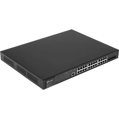 Коммутатор TP-Link SG3428XMP, L2/L2+, 24×1GbE PoE, 4×10G SFP+