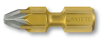Бита WITTE 280122000, PZ2, 25мм, 1/4", BITFLEX Diamond