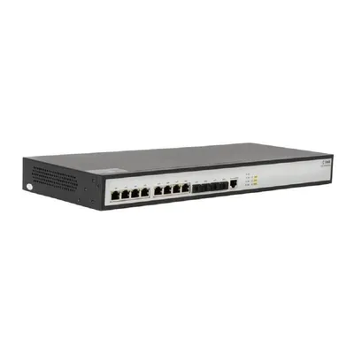 SNR SNR-S5310X-8TX-UPS Управляемый коммутатор уровня 2+, 8 портов 1/2.5/5/10GBASE-T, 4 порта 1/10G SFP+ встроенный БП ~220V AC, разъем для АКБ 12V с возможностью заряда
