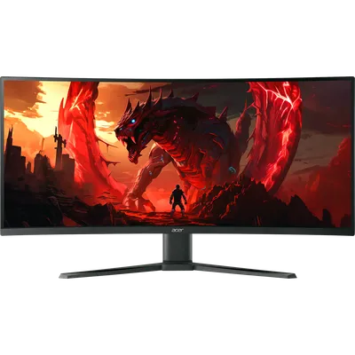 Монитор/ ACER Nitro XZ340CURX2bmiipphx 34'', ZeroFrame, Curved 1500R, Black, 21:9, VA, 3440x1440, 1 (VRB)ms, 350cd, 200Hz, 2xHDMI(2.1) + 2xDP(1.4) + SPK + Audio Out, Speakers 5Wx2, sync: FreeSync Premium, hdr: HDR 10, hadj 100 Vesa:100x100