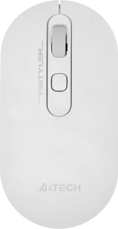 Мышь беспроводная A4Tech Fstyler FG20 , белый , оптическая, 2000dpi , USB, 4 кнопки, для ноутбука