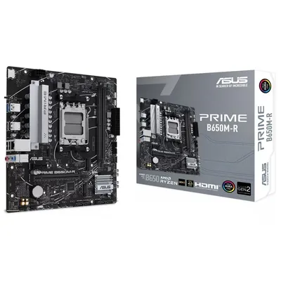 Материнская плата ASUS PRIME B650M-R (90MB1H30-M0EAY0), AM5, 2×DDR5, 2×M.2, mATX