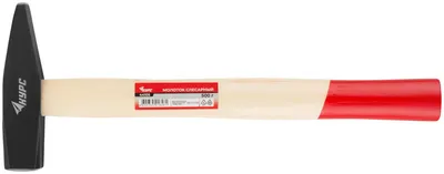 Молоток FIT 44105, слесарный, 500г, деревянная ручка