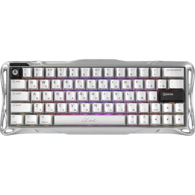 Игровая клавиатура/ Клавиатура с магнитными свичами Gravastar Mercury V60Pro XTAL SLV RU
