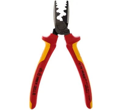 Пресс-клещи Knipex KN-9778180, VDE 1000V, 0.25-16 мм², L-180 мм