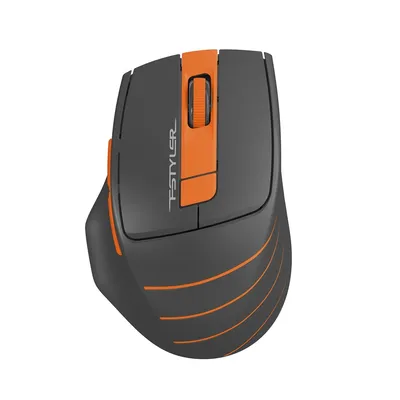 Мышь беспроводная A4Tech FG30S серый/оранжевый, 2000 dpi, радиоканал, 6 кнопок