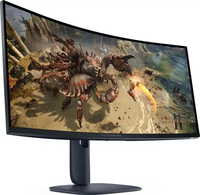 Монитор Dell AW3425DWM, 34" VA, 3440×1440, 180 Гц, 21:9, изогнутый