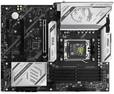 Материнская плата MSI MAG X870E GAMING MAX WIFI, AM5, X870E, DDR5, ATX