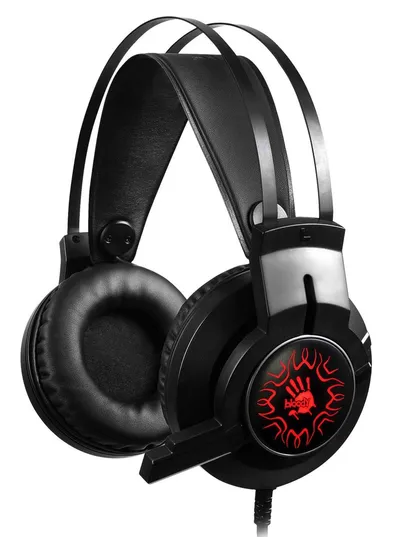 <085851> Наушники проводные A4Tech Bloody J437 (микрофон, 20 - 20 000 Гц, 7.1 Surround (виртуальный)) черный [J437]