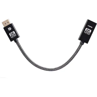 Переходник/ Кабель-адаптер DP-M --> HDMI-F 0.2м , 8K@60Hz, медь,Telecom <TA580>