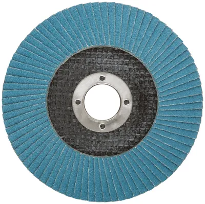 Круг лепестковый FIT 72-12580, торцевой, 125×22.2 мм, P80