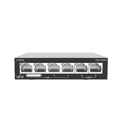 Коммутатор Uniview NSW2020-6T-POE-IN, 6×FE, 4×PoE, 60W