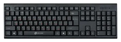 Клавиатура проводная Oklick 120M, USB, черный
