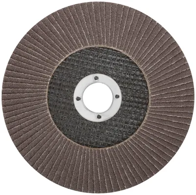 Круг лепестковый FIT 70-409, торцевой, 150×22.2 мм, P80