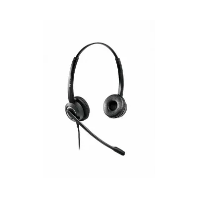Проводная гарнитура VT6200-D QD(P)-RJ9(03), Дуо, HD звук, QD, переходник QD-RJ09(03)