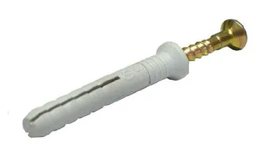 Дюбель Экопласт 47218-200, с гвоздем 6×40 мм потай, 200 шт