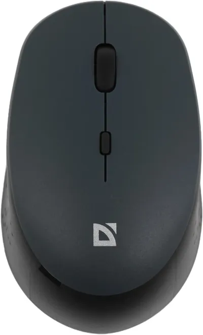 Мышь Defender Auris MB-027 52029, беспроводная, оптическая, 1600dpi, серая