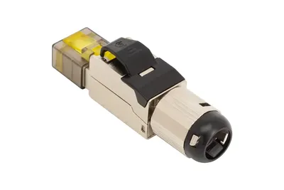 Коннектор RJ-45 SNR SNR-RJ-45-SD-с8-SC, cat.8, экранированный, 2000МГц